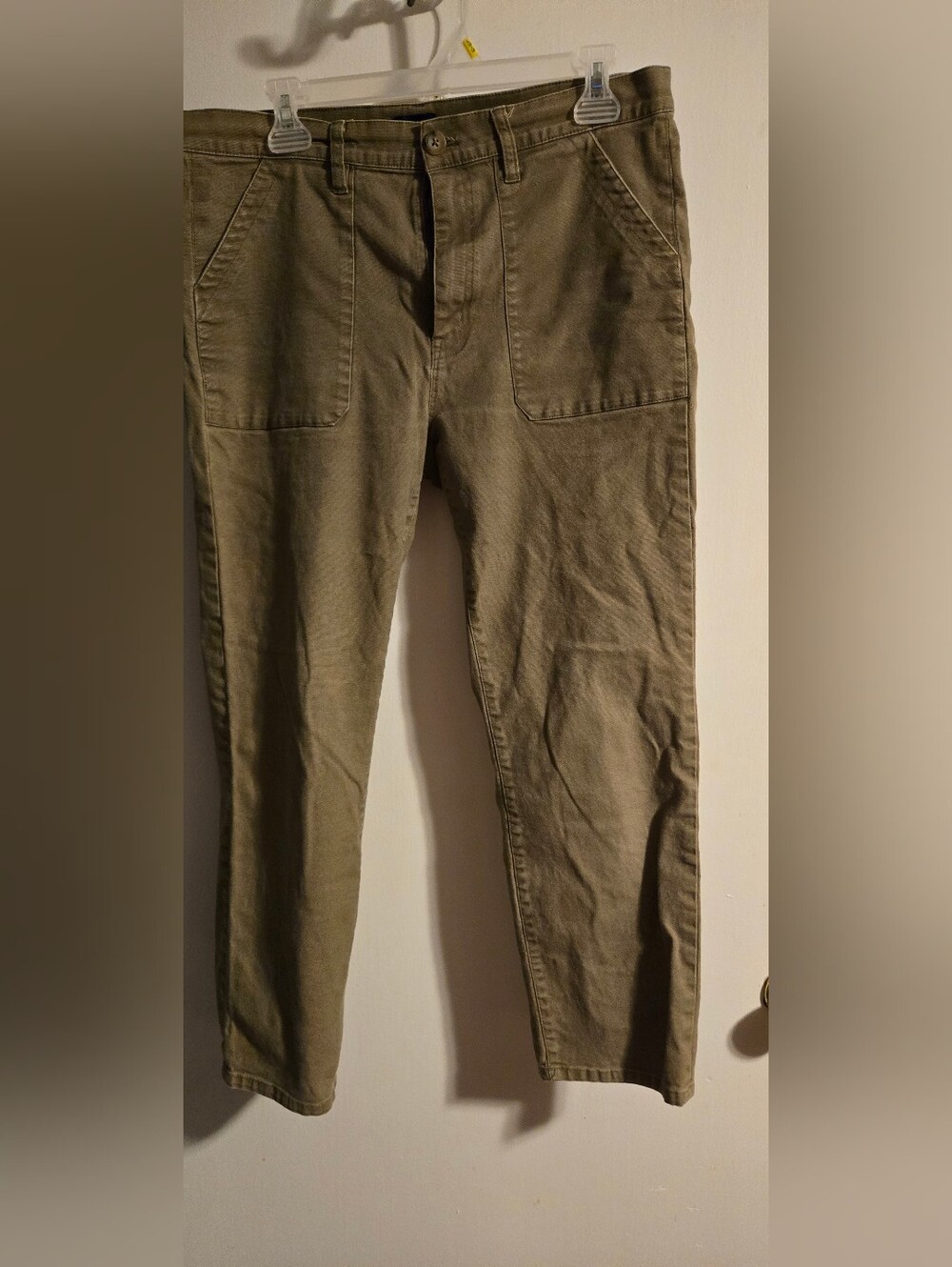 J. Crew Olive Green Canvas Pants